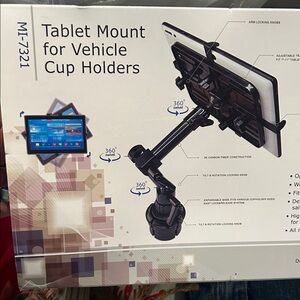 Tablet Mount for Vehicle Cup Holders